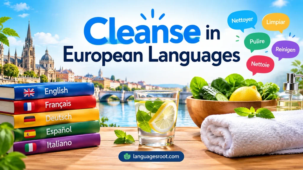 Cleanse in European Languages