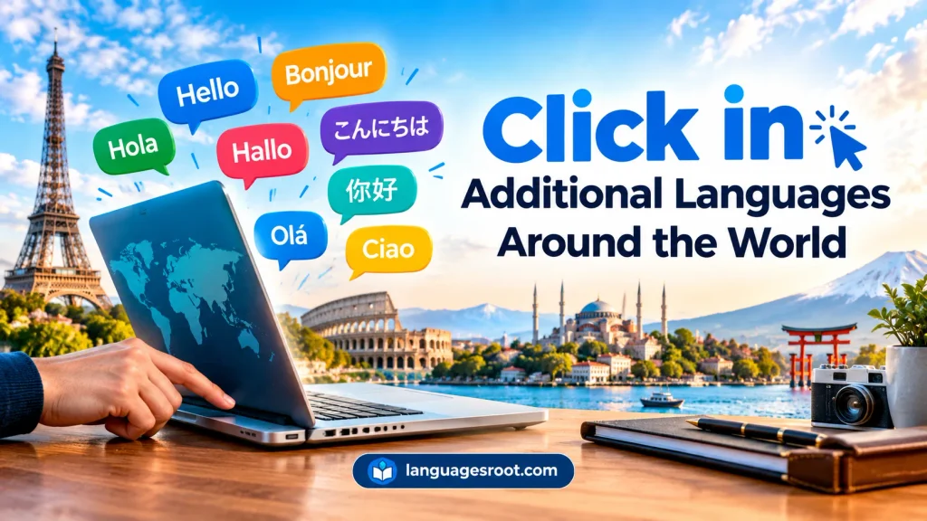 Click in Additional Languages Around the World