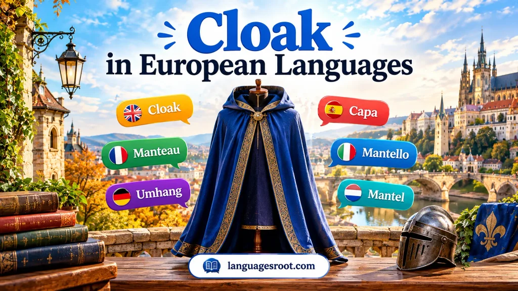 Cloak in European Languages