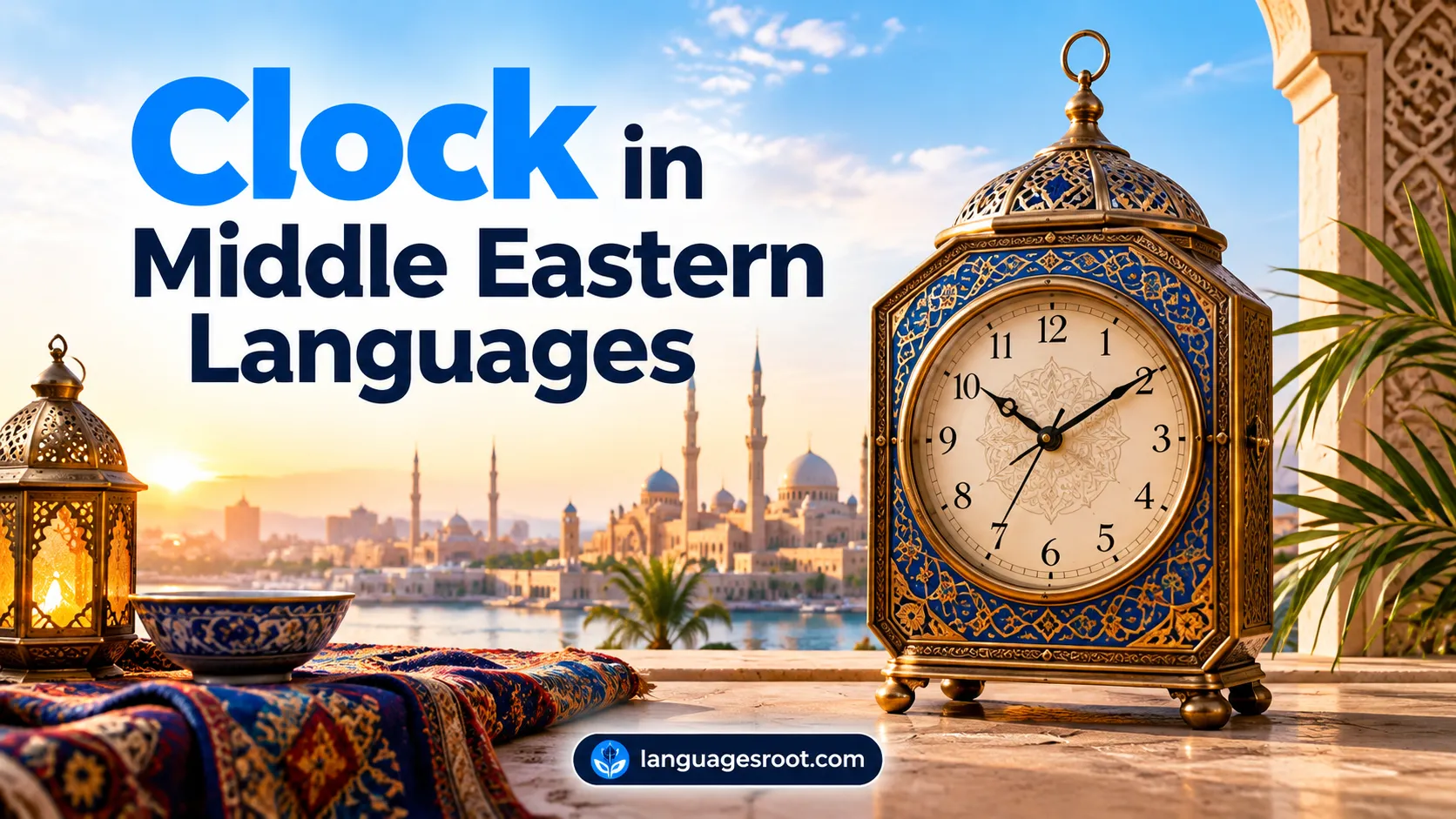 clock in Middle Eastern Languages