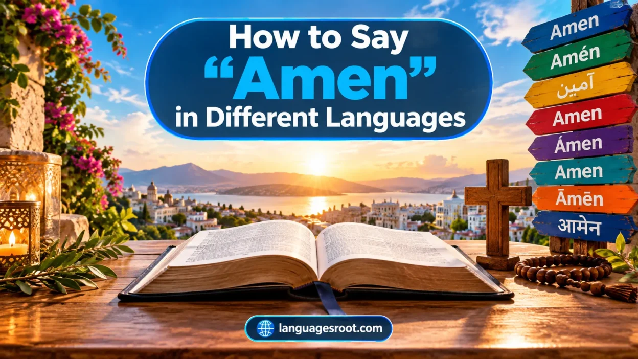 How to Say “Amen” in Different Languages