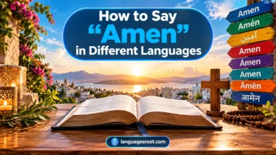 How to Say “Amen” in Different Languages