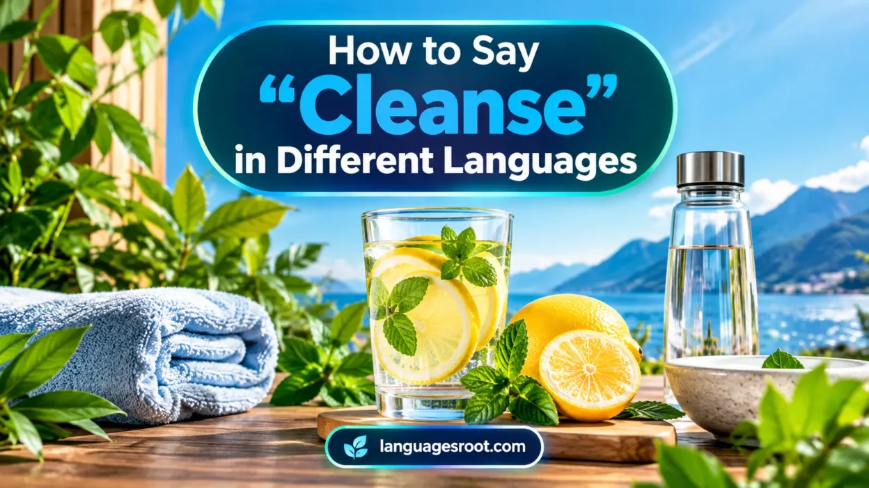 How to Say “Cleanse” in Different Languages