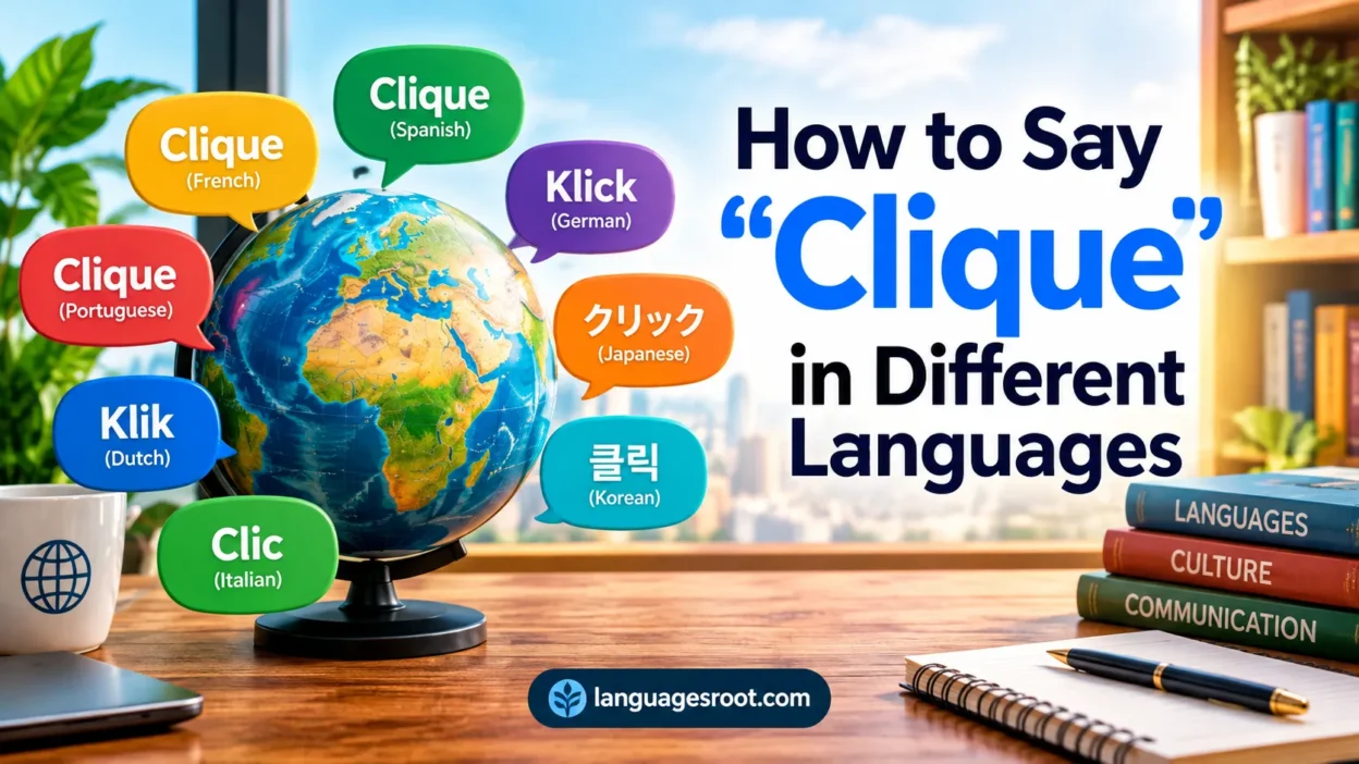 How to Say “Clique” in Different Languages