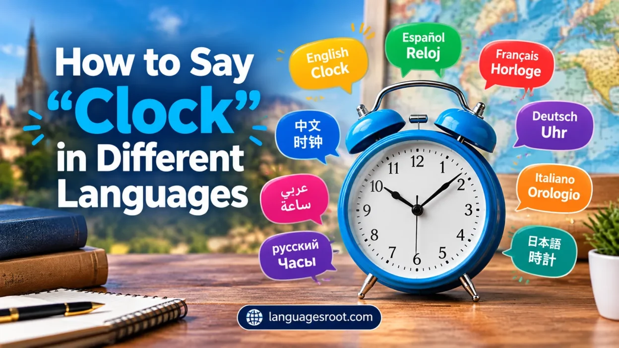 How to Say “Clock” in Different Languages