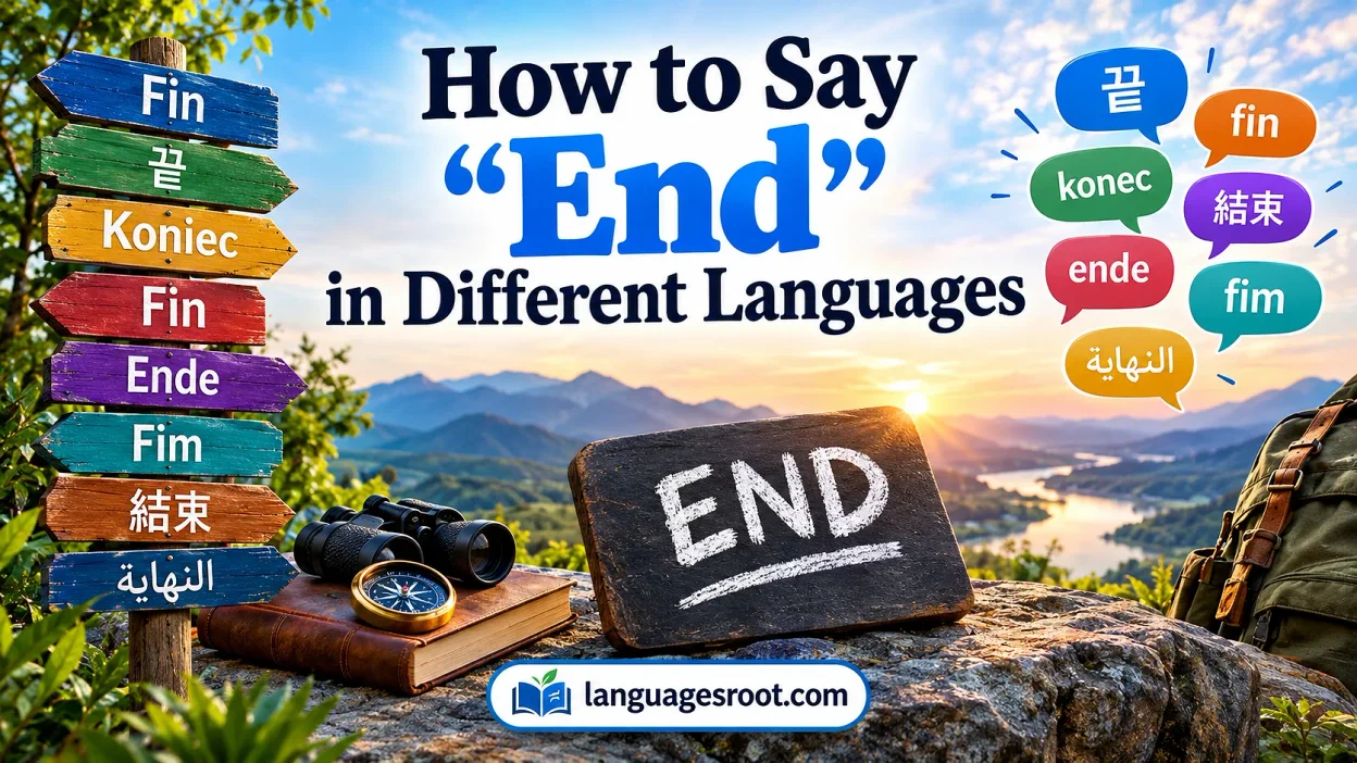 How to Say “End” in Different Languages