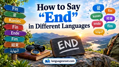 How to Say “End” in Different Languages