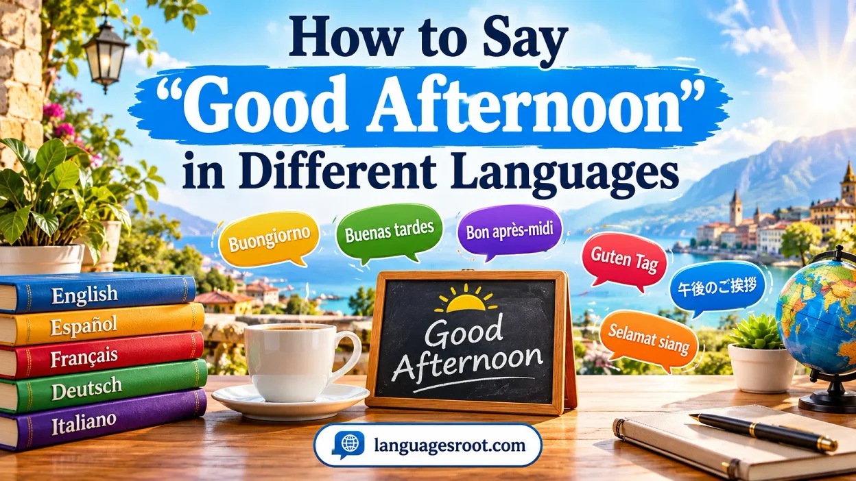 How to Say “Good Afternoon” in Different Languages