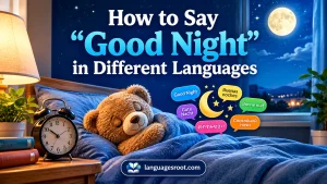 How to Say "Good Night" in Different Languages