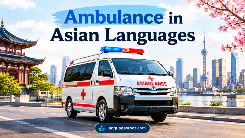 Ambulance in Asian Languages