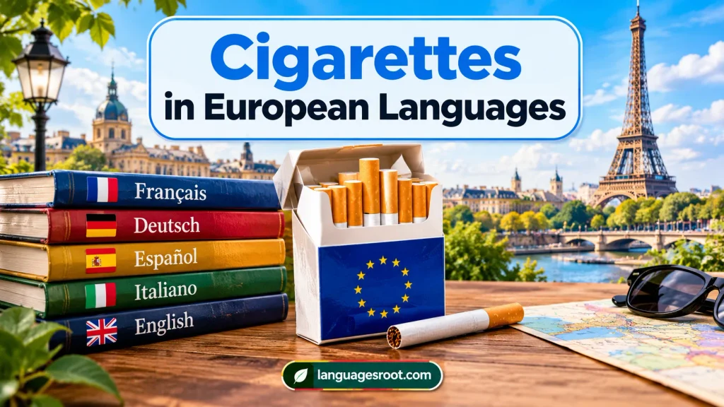 Cigarettes in European Languages