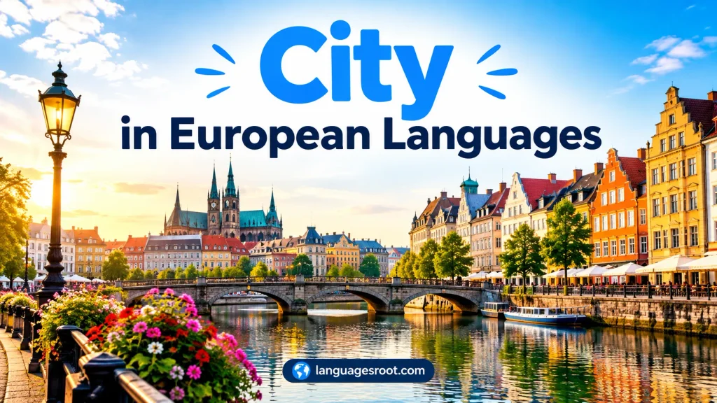 City in European Languages