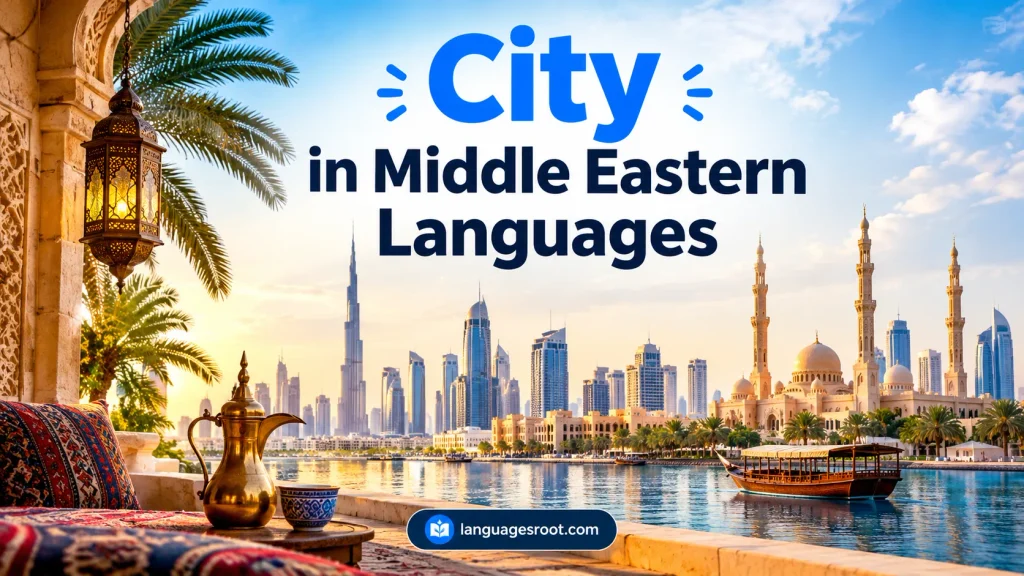 City in Middle Eastern Languages