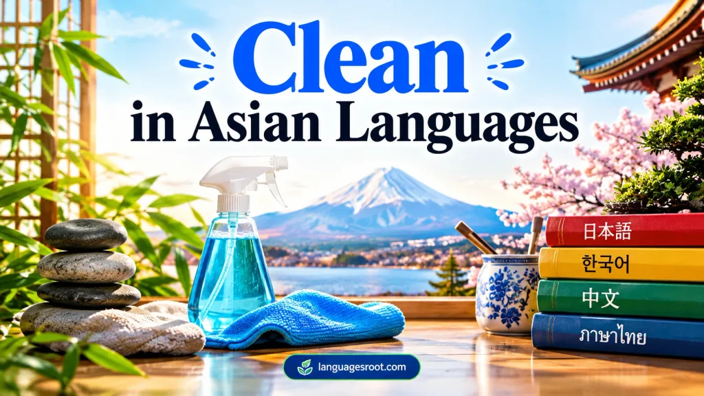 Clean in Asian Languages
