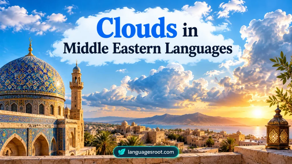 Clouds in Middle Eastern Languages