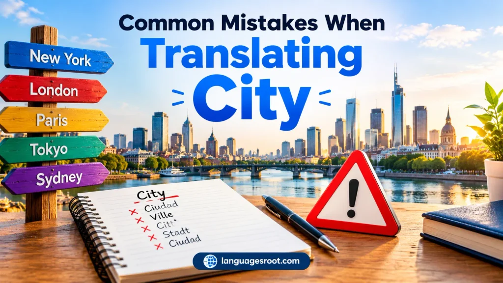 Common Mistakes When Translating City