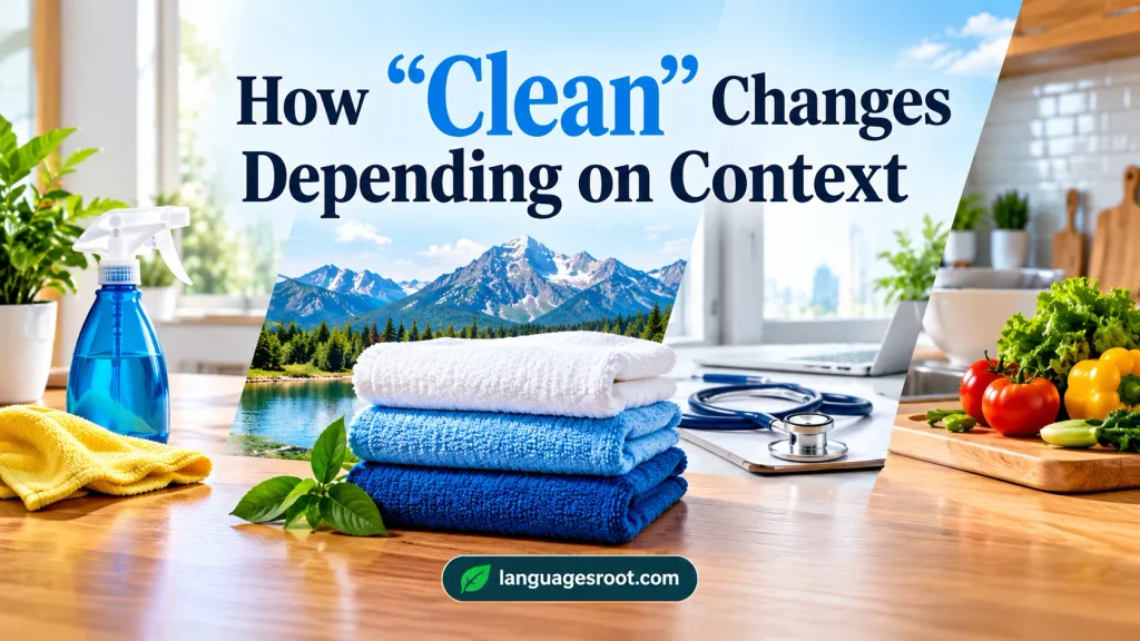 How “Clean” Changes Depending on Context