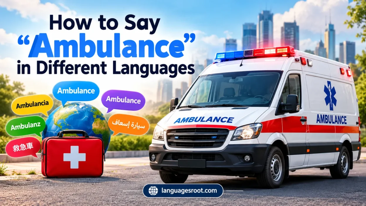 How to Say “Ambulance” in Different Languages