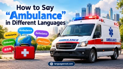 How to Say “Ambulance” in Different Languages