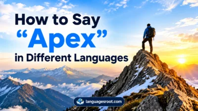 How to Say Apex in Different Languages