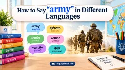 How to Say Army in Different Languages