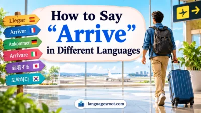 How to Say Arrive in Different Languages