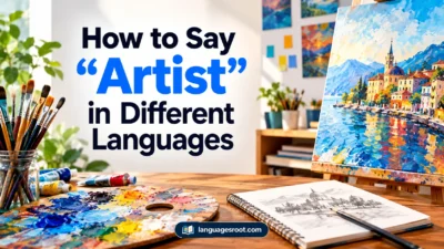 How to Say Artist in Different Languages