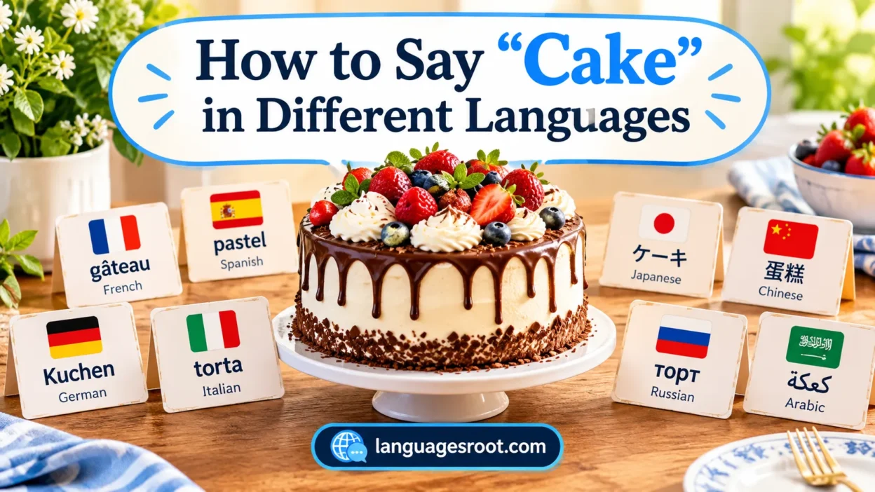 How to Say Cake in Different Languages