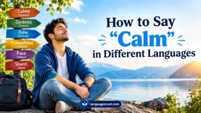 How to Say Calm in Different Languages