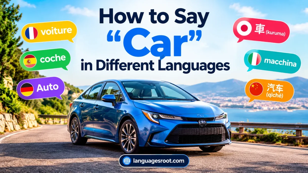 How to Say Car in Different Languages