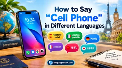 How to Say Cell Phone in Different Languages