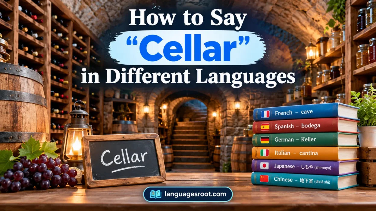 How to Say Cellar in Different Languages