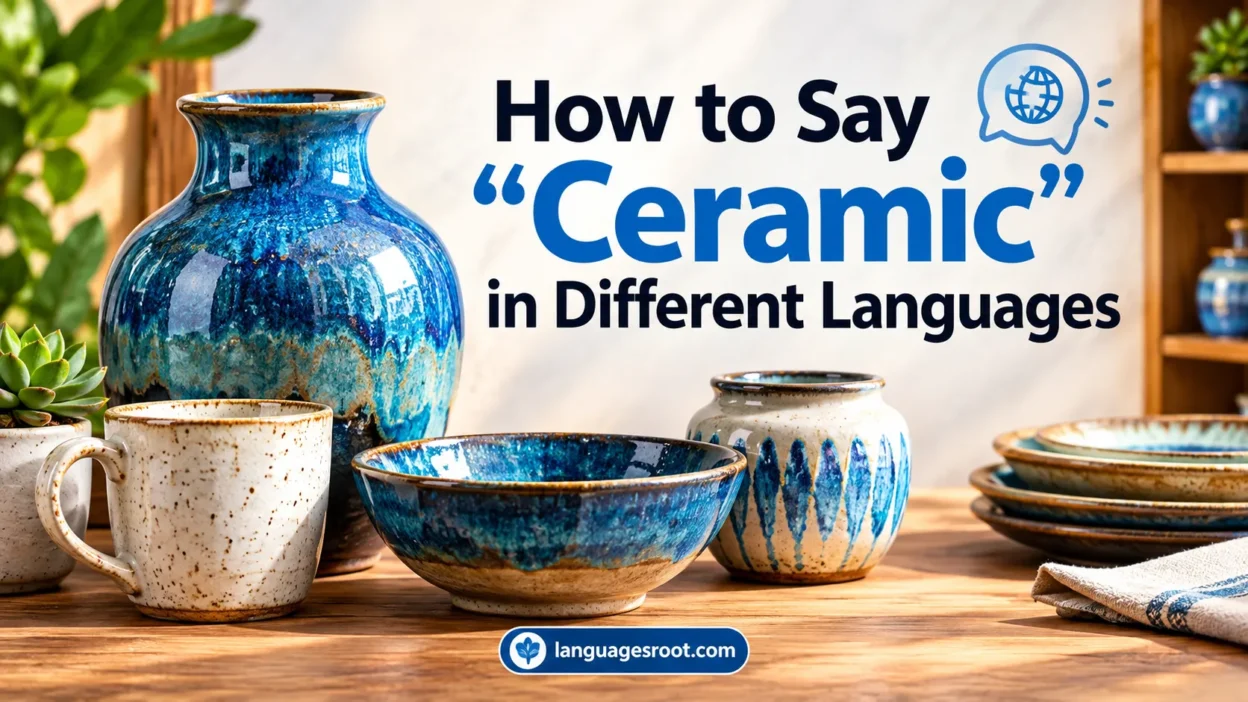 How to Say Ceramic in Different Languages