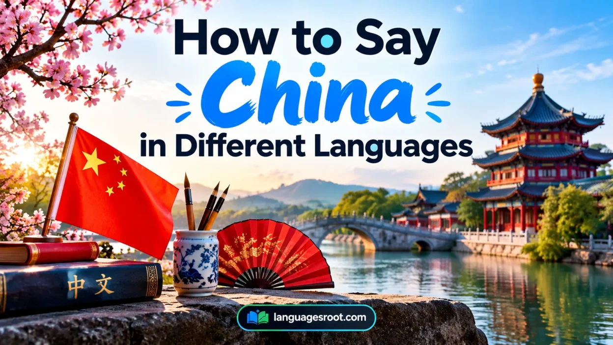 How to Say China in Different Languages