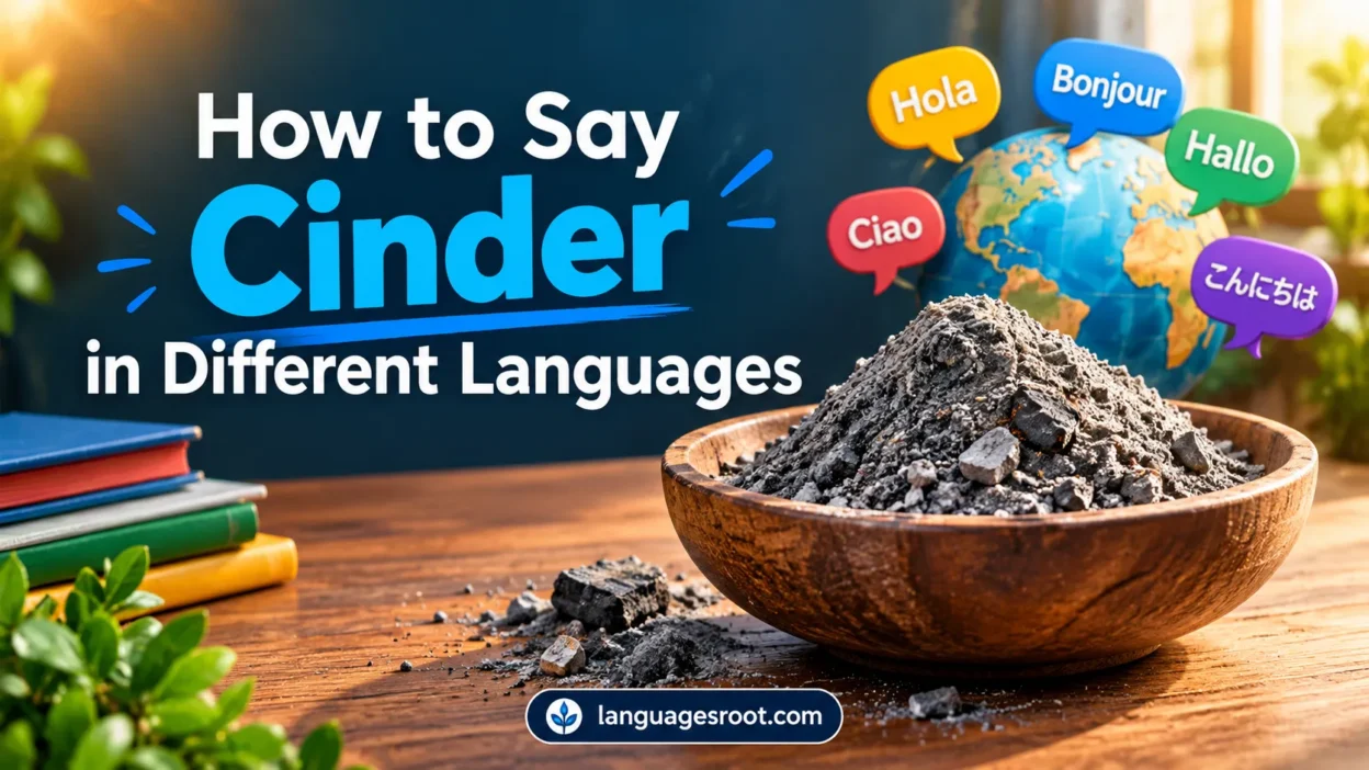 How to Say “Cinder” in Different Languages