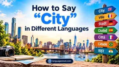 How to Say City in Different Languages