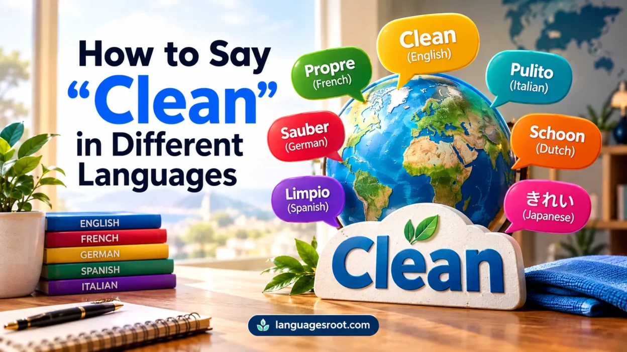 How to Say “Clean” in Different Languages