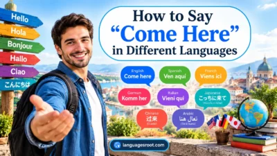 How to Say Come Here in Different Languages