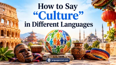 How to Say Culture in Different Languages