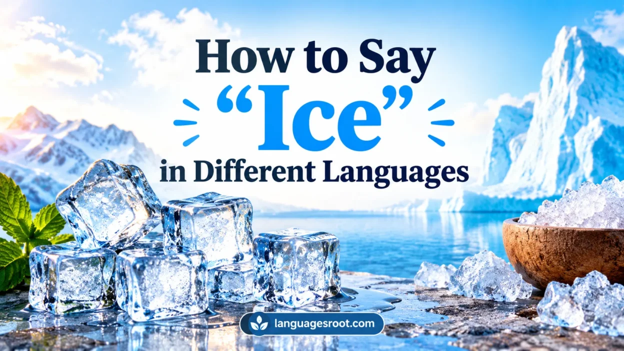 How to Say Ice in Different Languages
