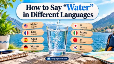 How to Say Water in Different Languages