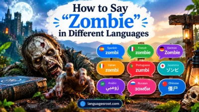 How to Say Zombie in Different Languages